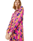COMPAÑÍA FANTÁSTICA VESTIDO CAMISERO ESTAMPADO