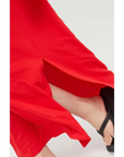 COMPAÑIA FANTASTICA VESTIDO CAMISERO LARGO ROJO