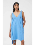COMPAÑÍA FANTÁSTICA VESTIDO CORTO AZUL