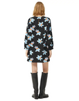 COMPAÑÍA FANTÁSTICA VESTIDO CORTO CALATEA NEGRO