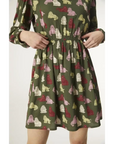 COMPAÑIA FANTASTICA VESTIDO CORTO CON ADORNO
