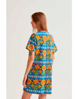 COMPANIA FANTASTICA VESTIDO CORTO CON ESTAMPADO GARDEN