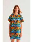 COMPANIA FANTASTICA VESTIDO CORTO CON ESTAMPADO GARDEN