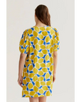 COMPANIA FANTASTICA VESTIDO CORTO CON ESTAMPADO LIMONCELLO