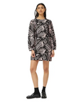 COMPAÑÍA FANTÁSTICA VESTIDO CORTO ESTAMPADO FÉNIX
