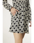 COMPAÑIA FANTASTICA VESTIDO CORTO ESTAMPADO FLORA