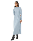 COMPAÑÍA FANTÁSTICA VESTIDO LARGO DE PUNTO AZUL