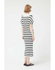COMPAÑIA FANTASTICA VESTIDO LARGO DE PUNTO RAYAS