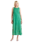 COMPAÑÍA FANTASTICA VESTIDO LARGO ESTAMPADO CÍRCLE