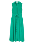 COMPAÑÍA FANTASTICA VESTIDO LARGO FLUIDO VERDE