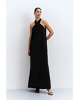 COMPAÑIA FANTASTICA VESTIDO LARGO NEGRO