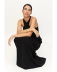 COMPAÑIA FANTASTICA VESTIDO LARGO NEGRO