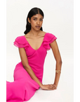 COMPAÑIA FANTASTICA VESTIDO LARGO ROSA