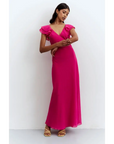 COMPAÑIA FANTASTICA VESTIDO LARGO ROSA