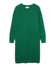 COMPAÑÍA FANTÁSTICA VESTIDO MIDI CUELLO PICO VERDE