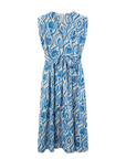 COMPAÑÍA FANTASTICA VESTIDO MIDI ESTAMPADO AQUARIA
