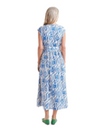 COMPAÑÍA FANTASTICA VESTIDO MIDI ESTAMPADO AQUARIA