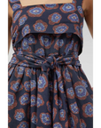 COMPAÑÍA FANTÁSTICA VESTIDO MIDI FLORES