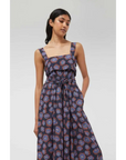 COMPAÑÍA FANTÁSTICA VESTIDO MIDI FLORES