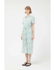 COMPAÑIA FANTASTICA VESTIDO MIDI FLORES