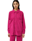 COMPAÑÍA FANTÁSTICACHAQUETA CAMISERA FUCSIA