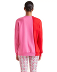 COMPAÑÍA SUDADERA BICOLOR ROSA