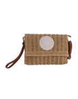 DON ALGODÓN BANDOLERA DE RAFIA MARRÓN - TALLA ÚNICA