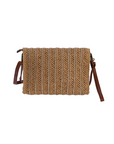 DON ALGODÓN BANDOLERA DE RAFIA MARRÓN - TALLA ÚNICA