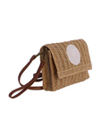 DON ALGODÓN BANDOLERA DE RAFIA MARRÓN - TALLA ÚNICA