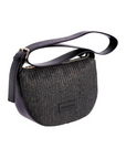 DON ALGODON BOLSO BANDOLERA RAFIA NEGRO - TALLA ÚNICA / SIN c