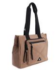 DON ALGODON BOLSO DE HOMBRO CAMEL - 1 - textil
