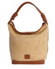 DON ALGODON BOLSO DE HOMBRO CAMEL - TALLA ÚNICA