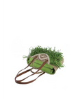 DON ALGODÓN BOLSO DE RAFIA VERDE - TALLA ÚNICA