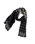 DON ALGODÓN BUFANDA BLANCO Y NEGRO - TALLA ÚNICA