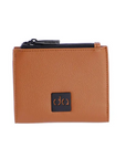 DON ALGODÓN MONEDERO CON CREMALLERA MARRÓN - TALLA ÚNICA