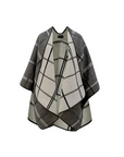 DON ALGODÓN PONCHO A CUADROS REVERSIBLE TARTÁN - TALLA ÚNICA