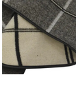 DON ALGODÓN PONCHO A CUADROS REVERSIBLE TARTÁN - TALLA ÚNICA