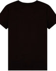 EMPORIO ARMANI WOMAN JERSEY T-SHIRT 6 BLACK/SILVER