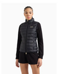 EA7 TRAIN CORE LADY W ECO DOWN VES BLACK - S / SIN c