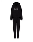 EA7 TRAIN TRACKSUIT W HO RN CH STR BLACK
