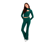 ELLESSE CAMISETA CROP LEILAH VERDE