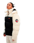 ELLESSE CHAQUETA ACOLCHADA CASTROZZA NEGRA Y BEIGE