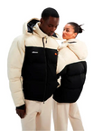 ELLESSE CHAQUETA ACOLCHADA CASTROZZA NEGRA Y BEIGE