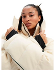 ELLESSE CHAQUETA ACOLCHADA CASTROZZA NEGRA Y BEIGE