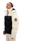 ELLESSE CHAQUETA ACOLCHADA CASTROZZA NEGRA Y BEIGE