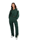 ELLESSE INNOCENZO CROP SWEATSHIRT DARK GREEN