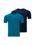 EMPORIO ARMANI 2 PACK T-SHIRT MARINE/TOPAZIO