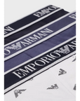 EMPORIO ARMANI 3 PACK BRIEF MARINE/WHITE/DENIM