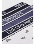 EMPORIO ARMANI 3 PACK BRIEF MARINE/WHITE/DENIM