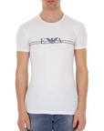 EMPORIO ARMANI CAMISETA BASICA BLANCO